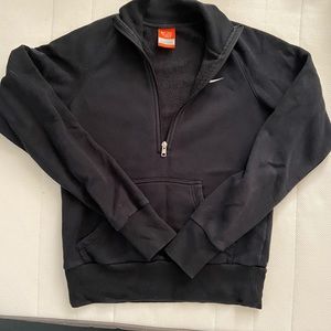 Black Nike 1/2 Zip Sweatshirt